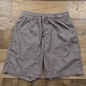 TenTree Hemp Joshua Short men's small gray melange‎ stripe 7"